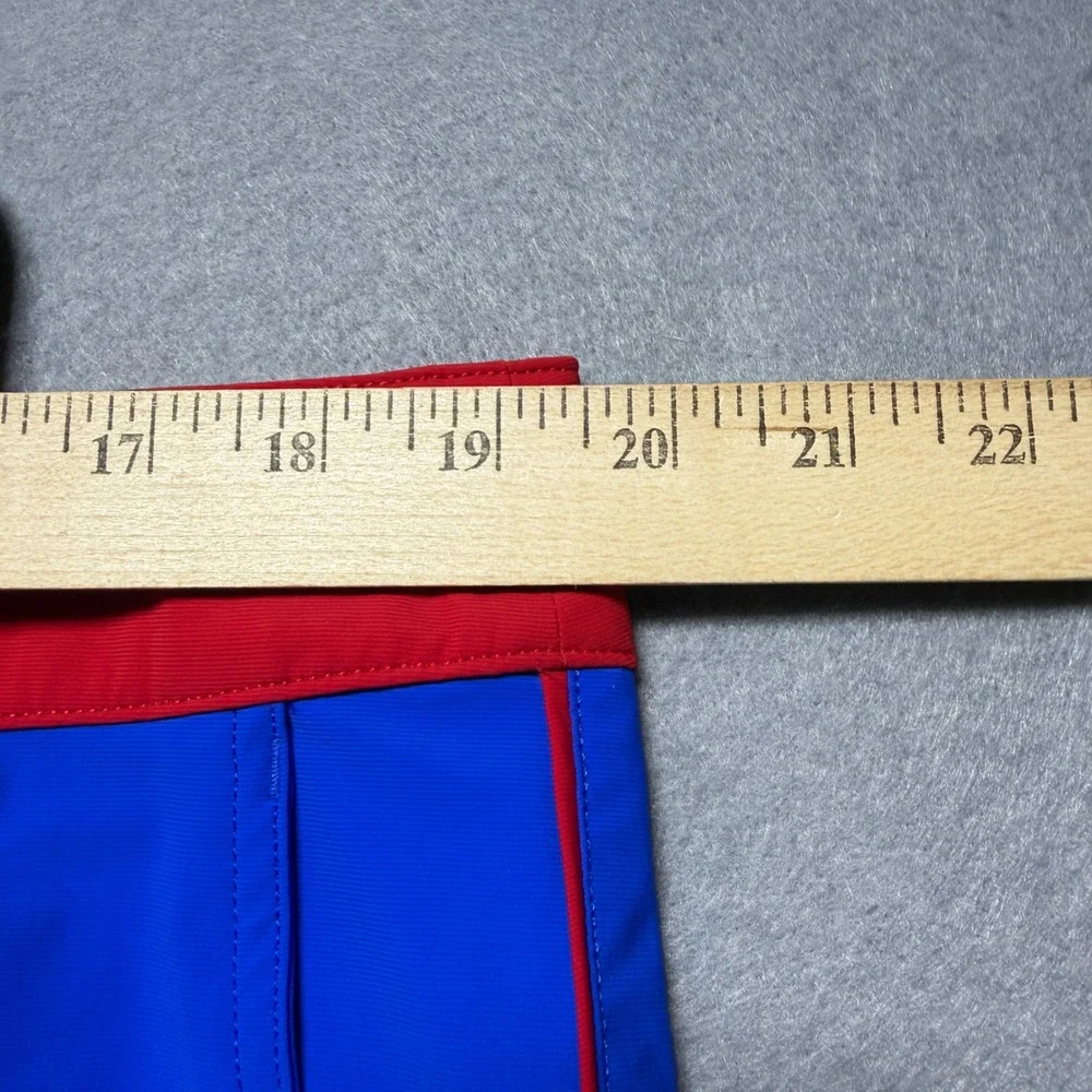 Rhone Mens Blue Red Colorblock Board Shorts Swim Trunks Size 38x7 RN141364